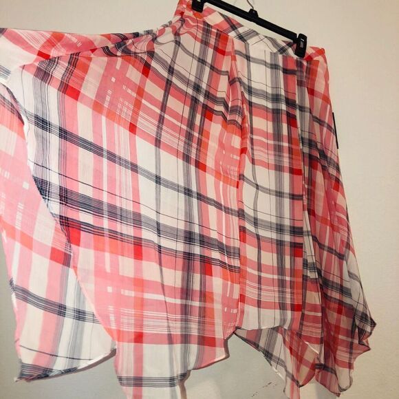 Tommy Hilfiger Plaid Handkerchief doble layer Skirt size 8 - Picture 3 of 9